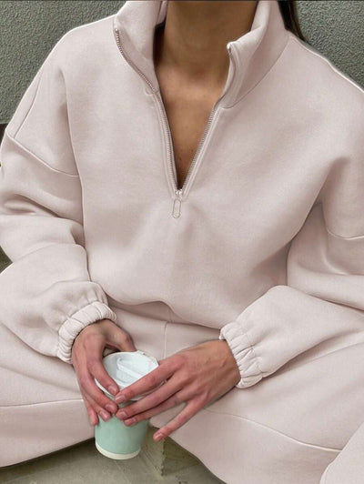 Sahari - Damen Pullover | Kurzreißverschluss, Bequem, Modern