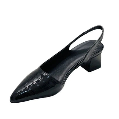Sahari - Damen Pumps | Orthopädisch, Croco-Design, Komfortabel