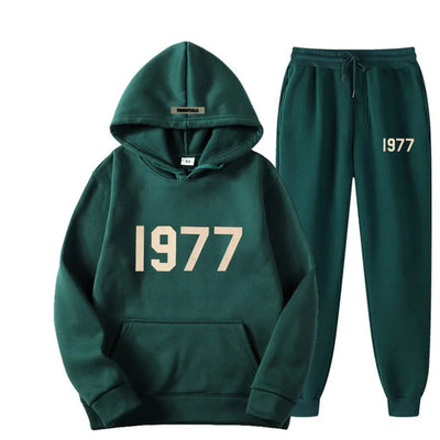 Sahari – Herren Trainingsanzug im Oversized Look mit Retro-Details