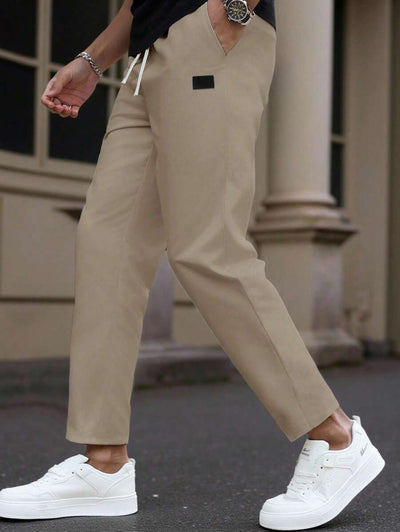 Sahari - Herren Chino Hose | Klassische Passform, Kordelzug, Praktische Taschen
