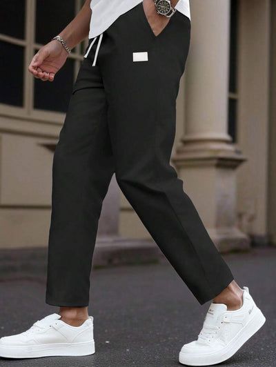 Sahari - Herren Chino Hose | Klassische Passform, Kordelzug, Praktische Taschen