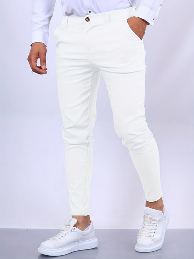 Sahari - Herren Chino Hose | Slim-Fit, Hochwertige Baumwollmischung, Vielseitig