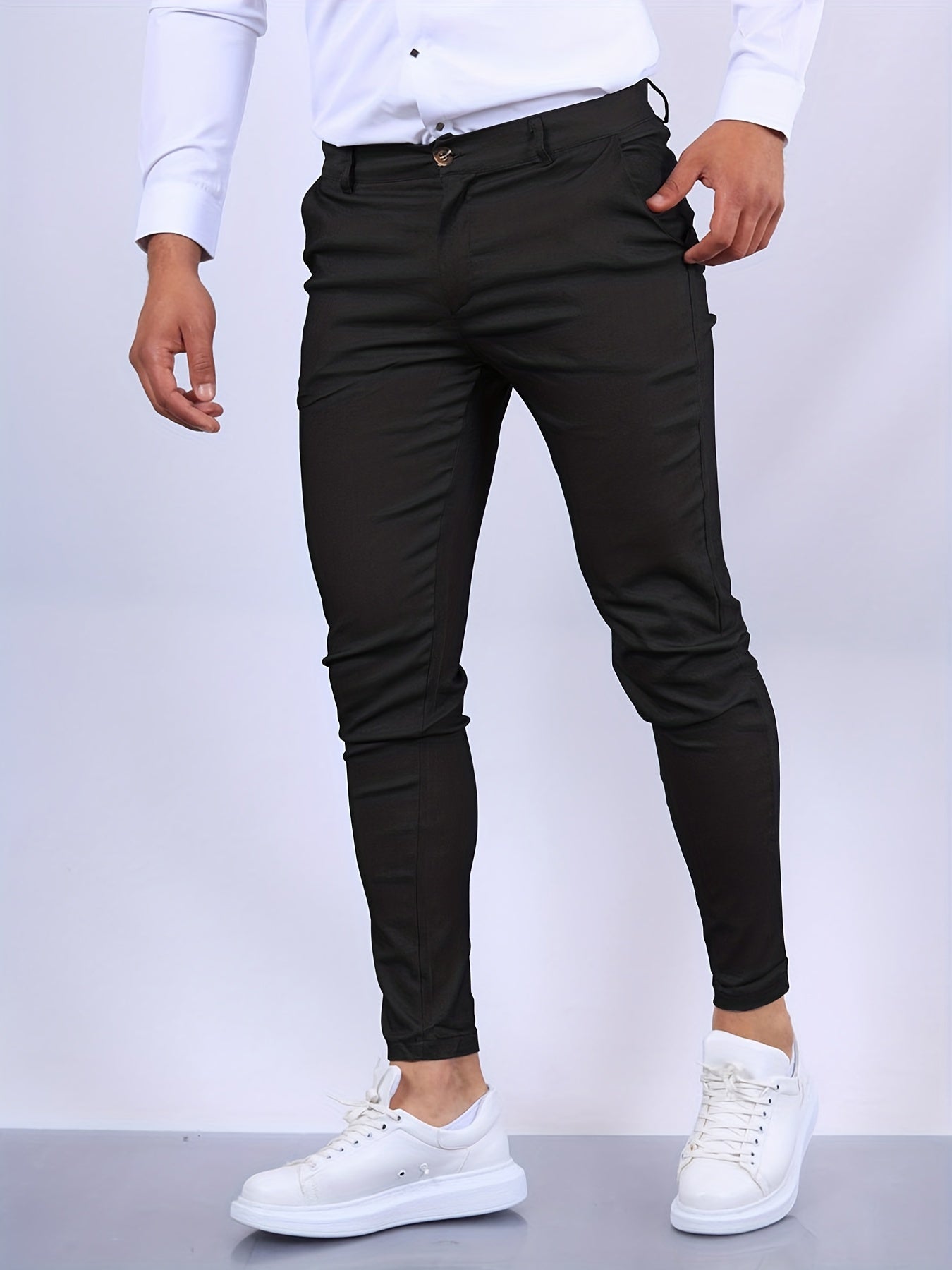 Sahari - Herren Chino Hose | Slim-Fit, Hochwertige Baumwollmischung, Vielseitig