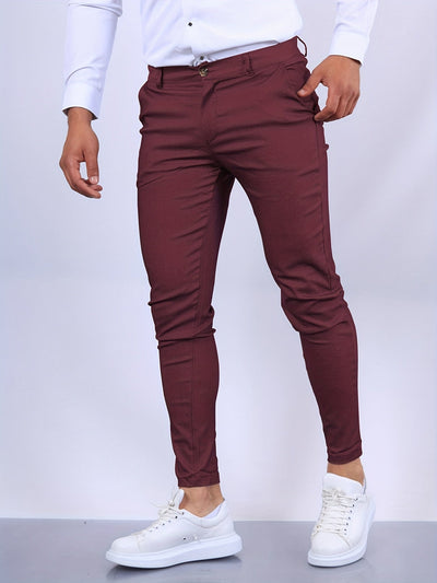 Sahari - Herren Chino Hose | Slim-Fit, Hochwertige Baumwollmischung, Vielseitig