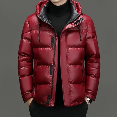 Sahari - Herren Daunenjacke | Klassischer Stil, Mit Kapuze, Wintertauglich