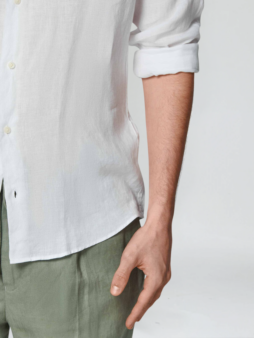 Sahari - Herren Hemd | Leinen, Lässig, Atmungsaktiv