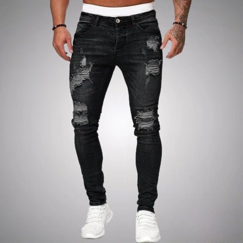 Sahari - Herren Jeans | Ripped, Slim-Fit, Baumwollmischung