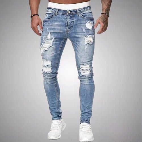 Sahari - Herren Jeans | Ripped, Slim-Fit, Baumwollmischung