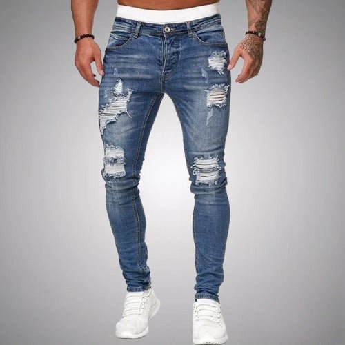 Sahari - Herren Jeans | Ripped, Slim-Fit, Baumwollmischung