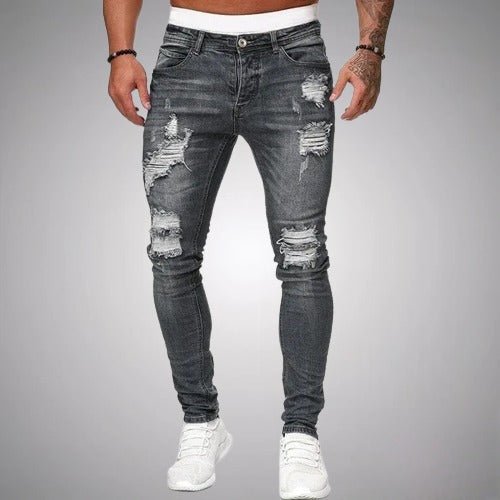Sahari - Herren Jeans | Ripped, Slim-Fit, Baumwollmischung