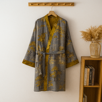 Sahari - Herren Kimono | Leicht, Atmungsaktiv, Baumwolle