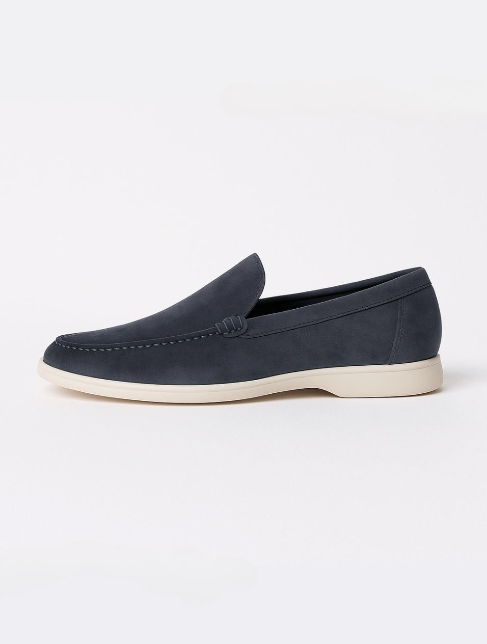 Sahari - Herren Loafers | Wildleder, Weiße Sohle, Modern