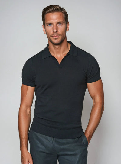 Sahari - Herren Poloshirt | Knooploos, Modern, Baumwolle