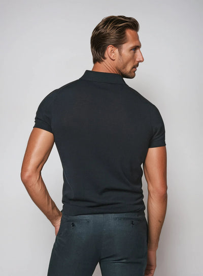 Sahari - Herren Poloshirt | Knooploos, Modern, Baumwolle