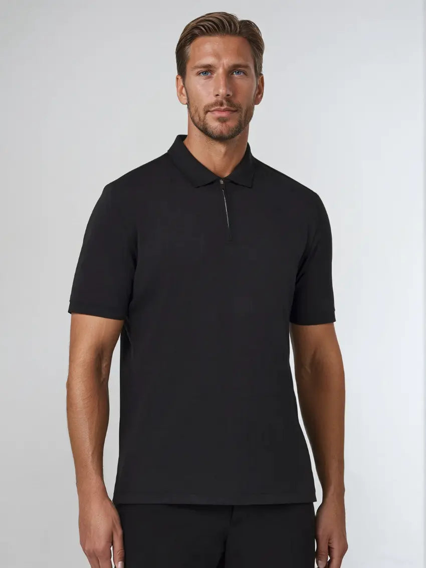 Sahari - Herren Poloshirt | Modern, Mit Reißverschluss, Komfortabel