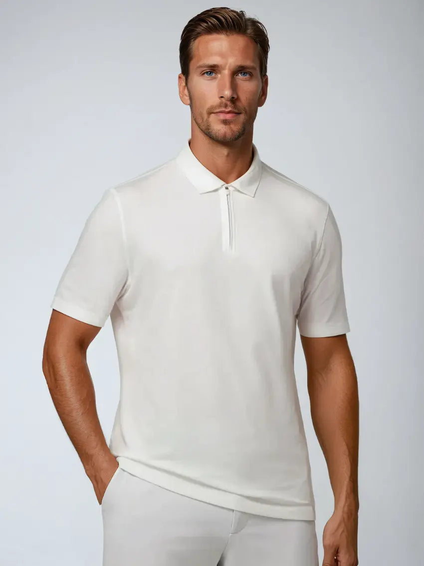 Sahari - Herren Poloshirt | Modern, Mit Reißverschluss, Komfortabel