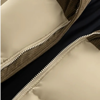 Sahari - Herren Pufferjacke | Isoliert, Cord-Haube, Modernes Design, Winter