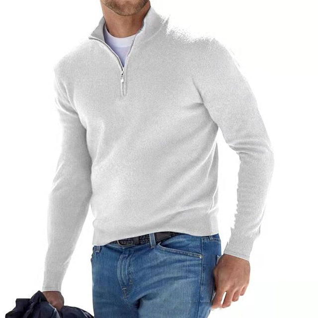 Sahari - Herren Pullover | V-Hals, Baumwollmix, Regular Fit