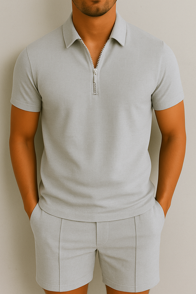 Sahari - Herren Set | Polo und Shorts, Pflegeleichte Passform, Atmungsaktiv