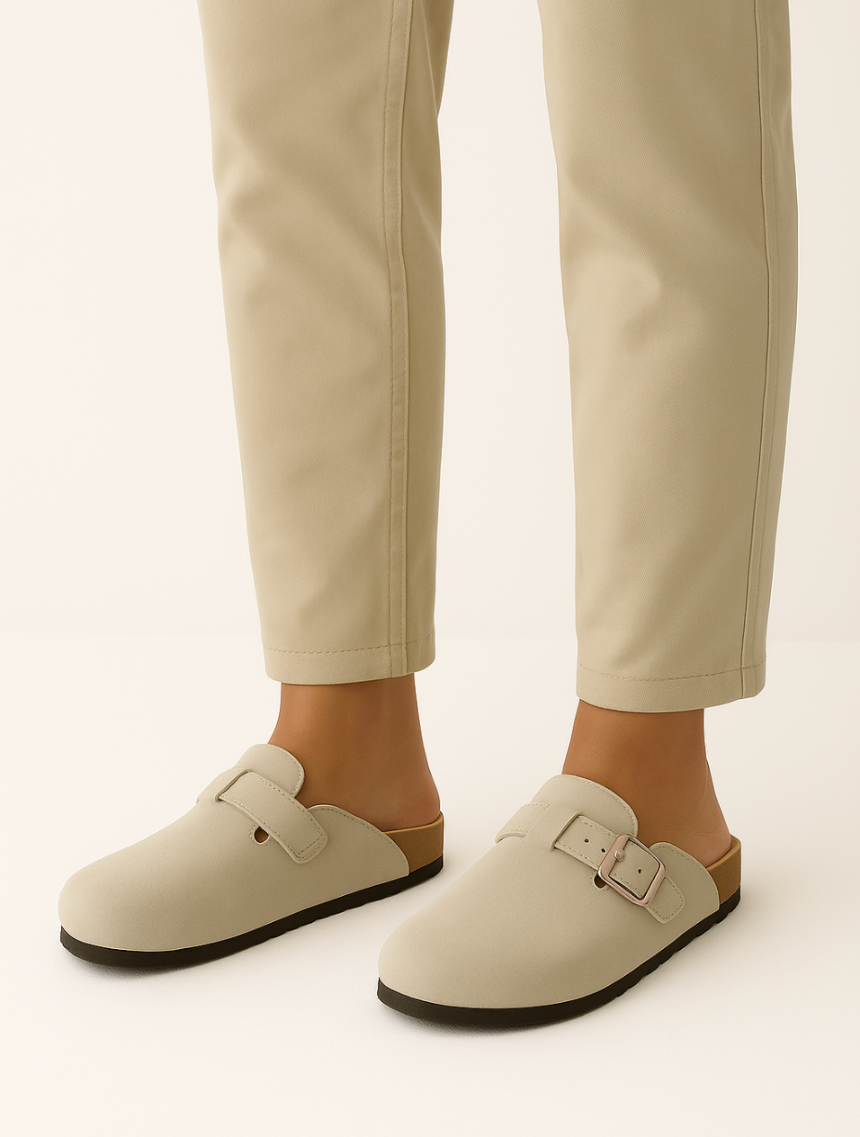 Sahari - Herren Slipper | Suède, Ergonomisches Fußbett, Bequem, Slip-On