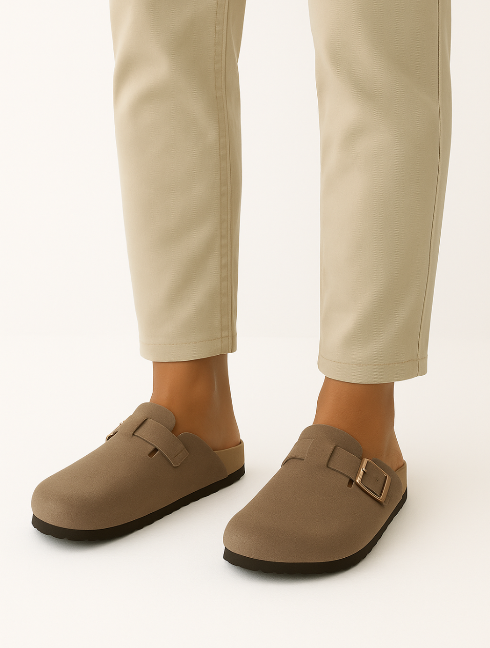 Sahari - Herren Slipper | Suède, Ergonomisches Fußbett, Bequem, Slip-On