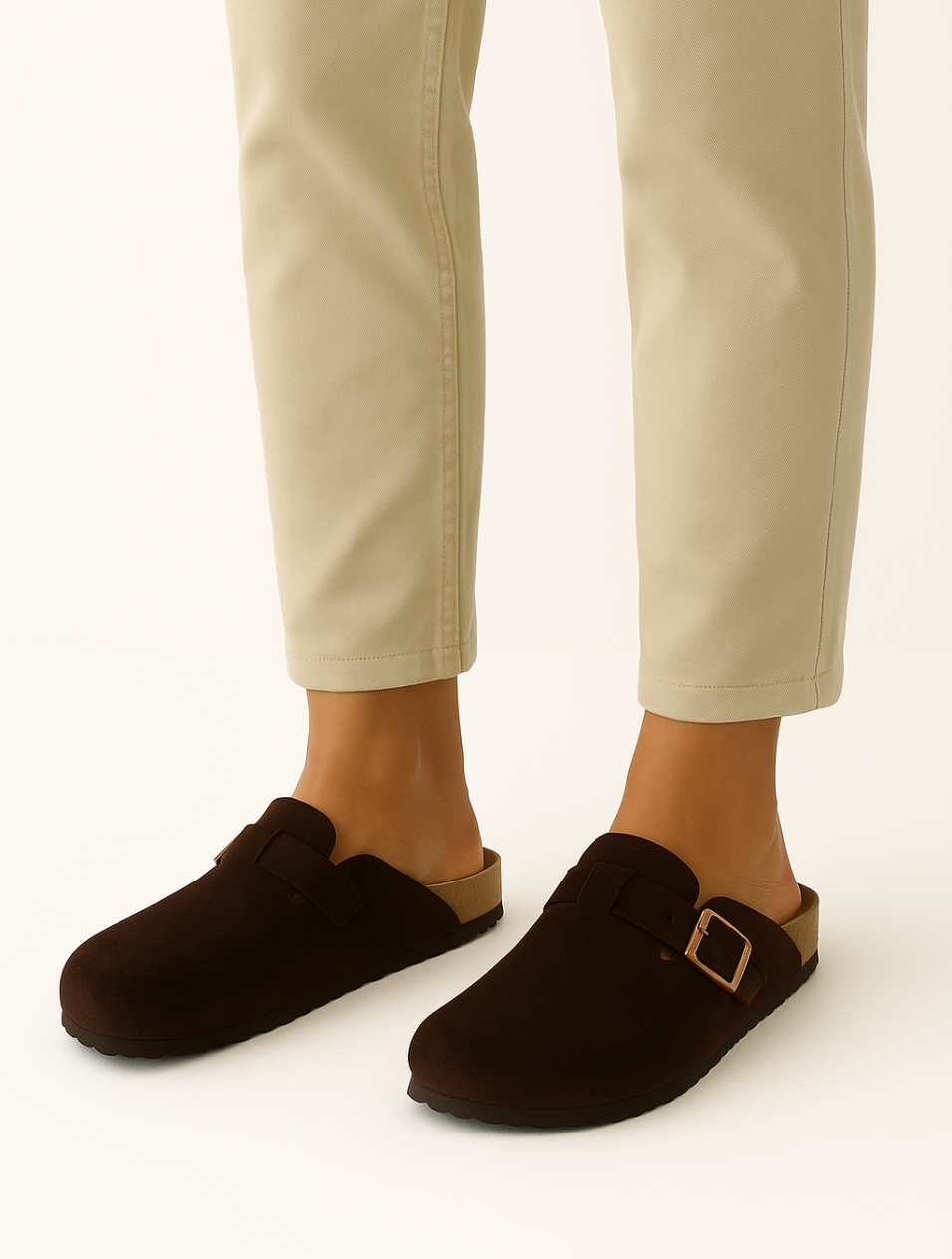 Sahari - Herren Slipper | Suède, Ergonomisches Fußbett, Bequem, Slip-On