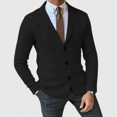 Sahari - Herren Strickblazer | Luxuriös, Atmungsaktiv, Eleganter Schnitt
