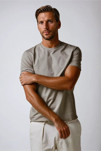 Sahari - Herren T-Shirt | Supima Baumwolle, Minimalistisch