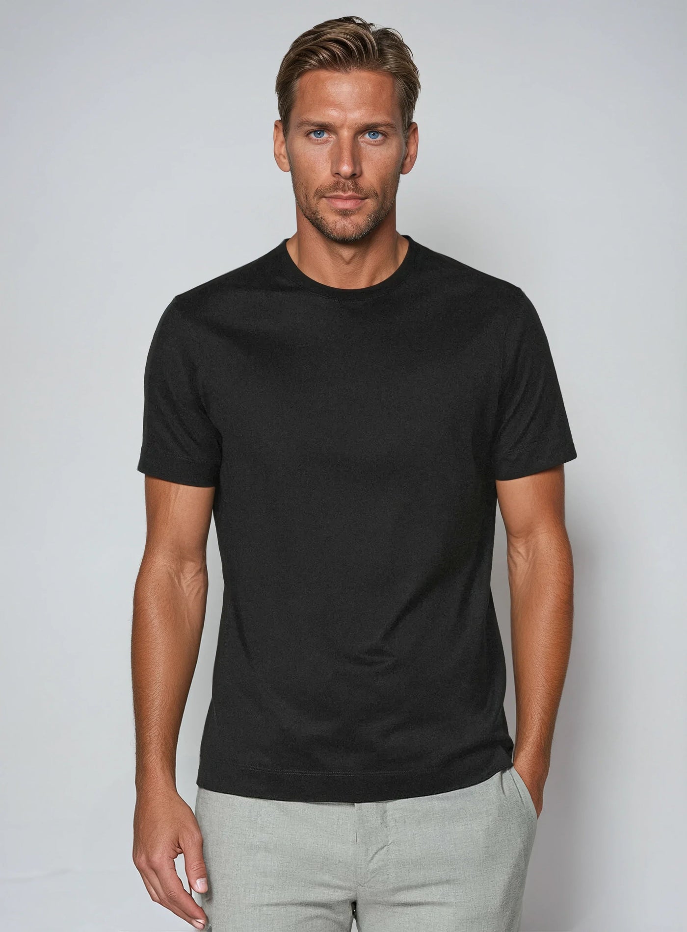 Sahari - Herren T-Shirt | Supima Baumwolle, Minimalistisch