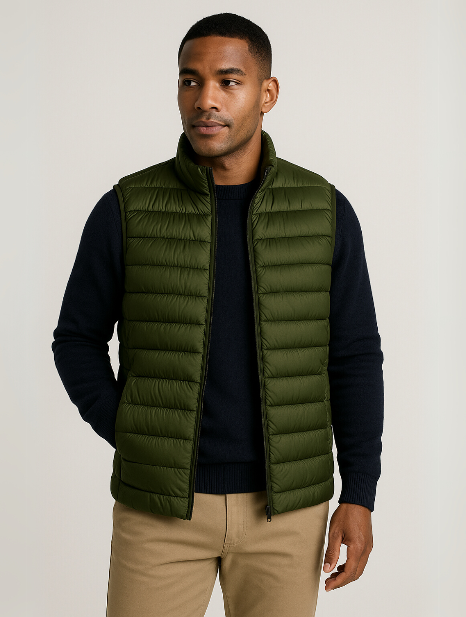 Sahari - Herren Bodywarmer | Leicht Gewatteert, Minimalistisch
