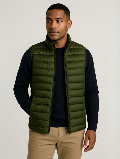 Sahari - Herren Bodywarmer | Leicht Gewatteert, Minimalistisch