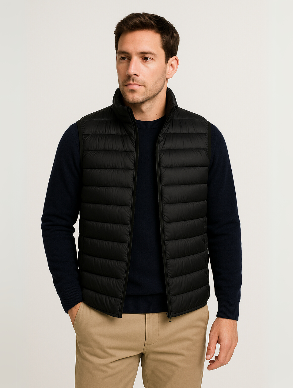 Sahari - Herren Bodywarmer | Leicht Gewatteert, Minimalistisch