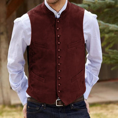 Herren Trachtenhemd | Einreiher Casual Vest