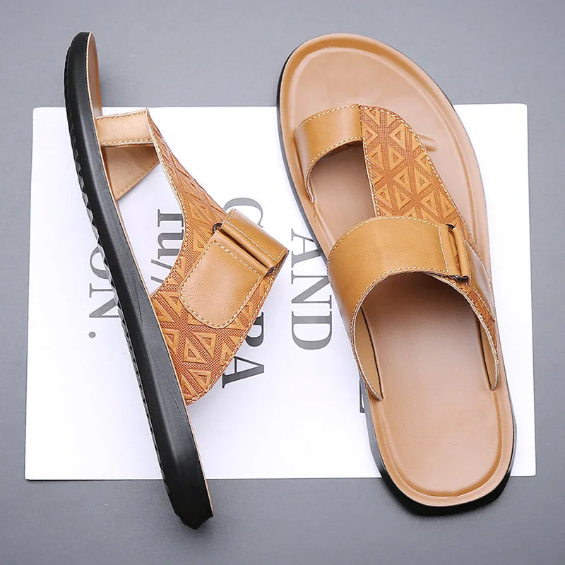 Callen Luxe™ | Nackte Leder-Sandalen