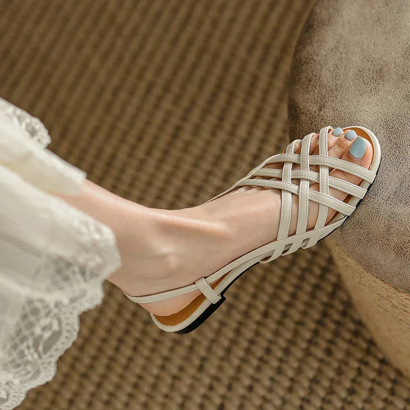 Scarlett | Klaire Flache Sandalen
