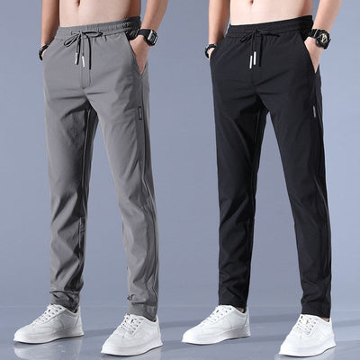Sahari – Herren Jogginghose Slim Fit mit Kordelzug & Taschen