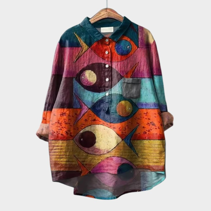 Zoe | Bluse mit verspieltem Print