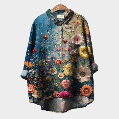 Marie | Florale Bluse