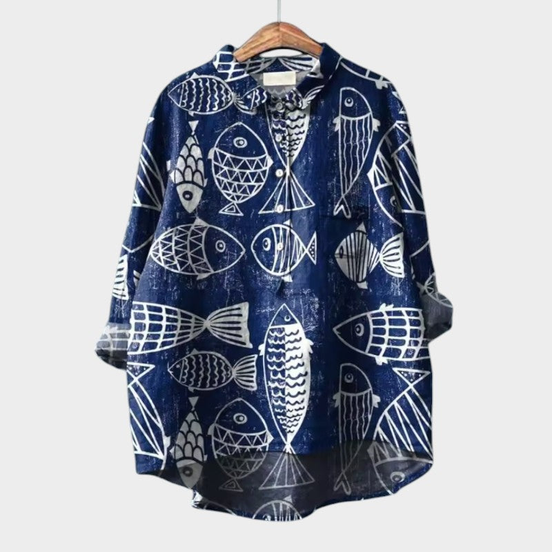 Zoe | Bluse mit verspieltem Print