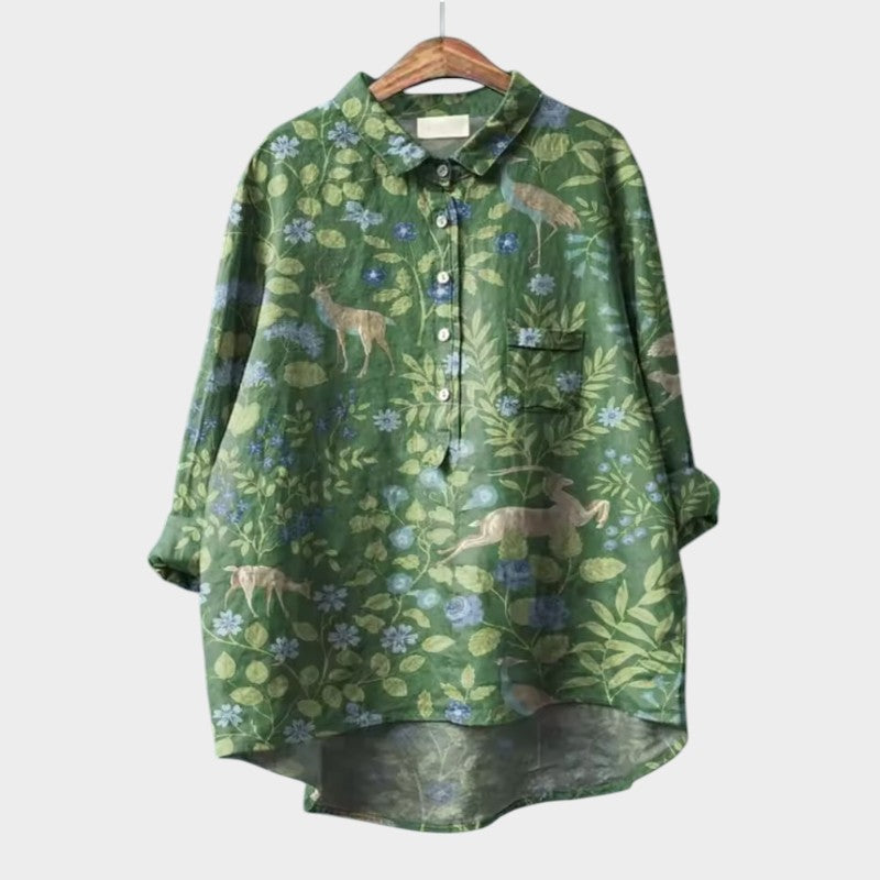 Zoe | Bluse mit verspieltem Print