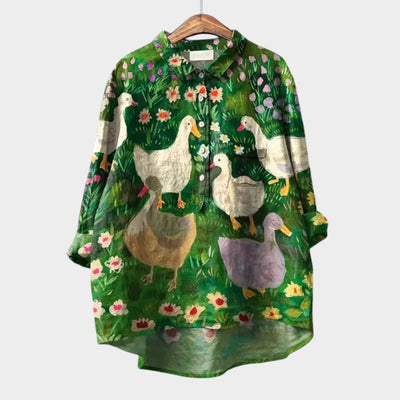 Zoe | Bluse mit verspieltem Print