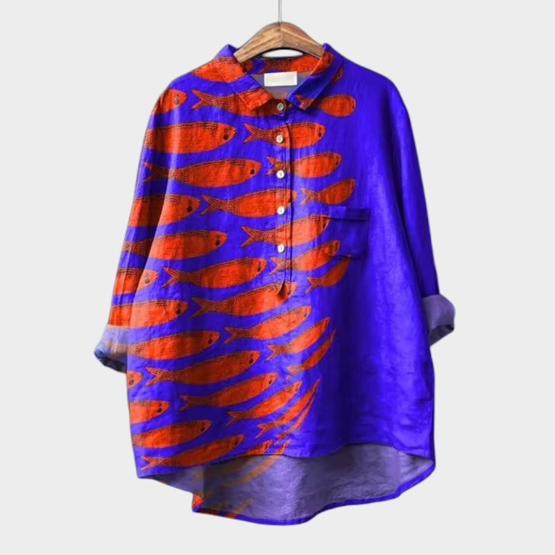 Zoe | Bluse mit verspieltem Print