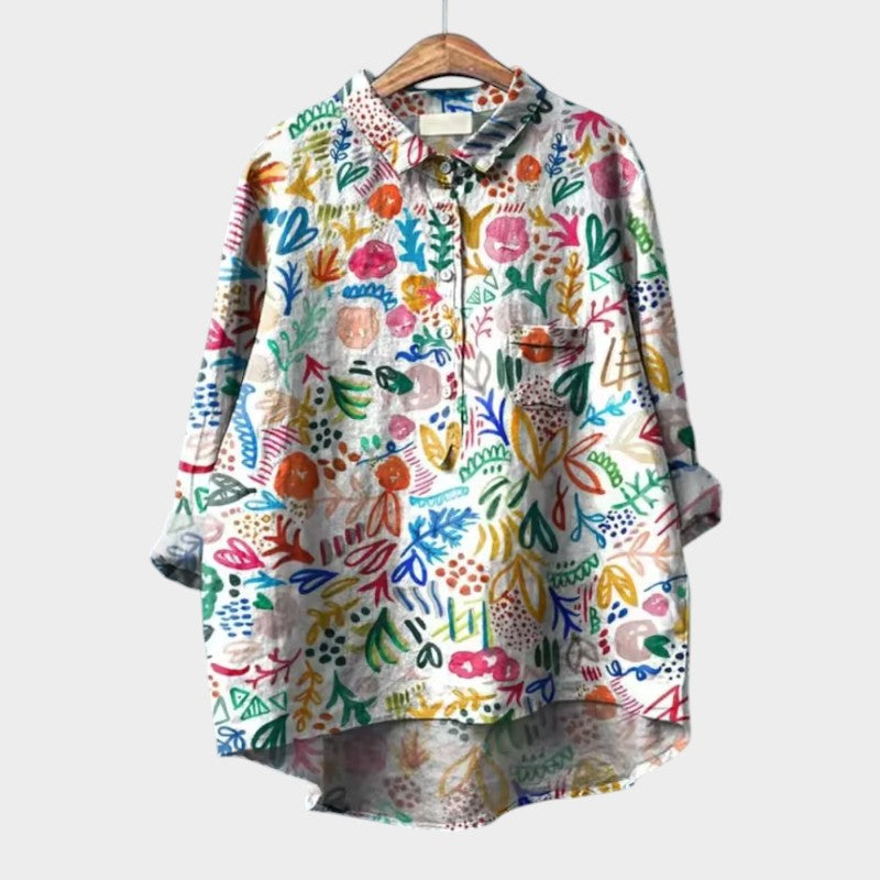 Marie | Florale Bluse