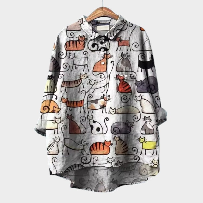 Zoe | Bluse mit verspieltem Print