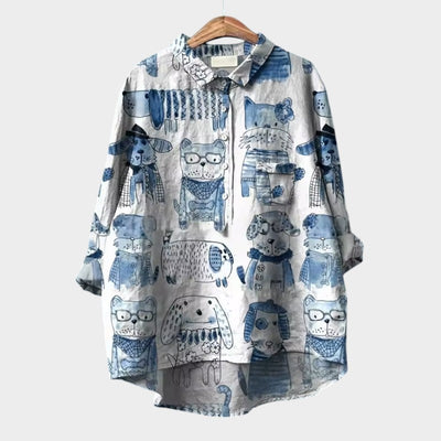 Sophia | Bluse mit Print