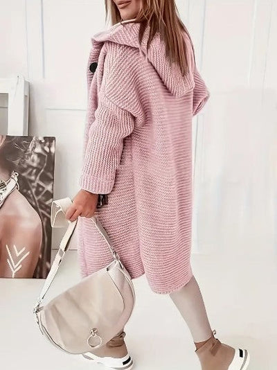 Gemütlich Cardigan für Damen | Mit Kapuze