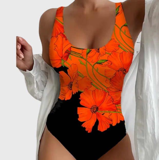 Roxane | Badeanzug mit Blumenprint