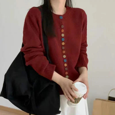 Celestine | Stylischer Knopf-Cardigan