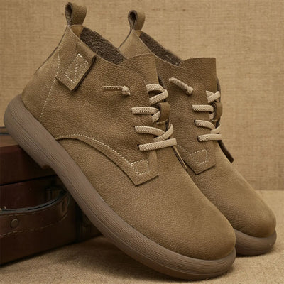Kellington | Herren Vintage Kurzstiefel mit weicher Sohle und Schnürung