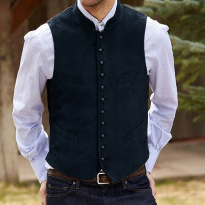 Herren Trachtenhemd | Einreiher Casual Vest